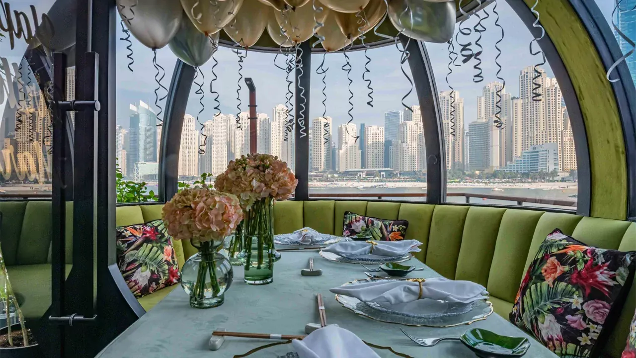 Unique dining experience at The Pods Dubai